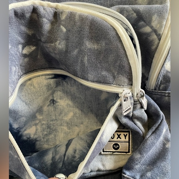 Roxy To The Beach Bijou Blue Tie Dye Backpack - Picture 6 of 12